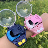 Remote Control Car Watch Mini Wrist Band 2.4GHz Racing Vehicle USB Charging Smart Toy Kids