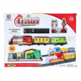 toy kids train track set battary operate toy train boy and girls