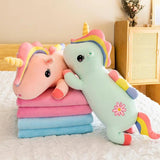 Unicorn Pillow With Blanke