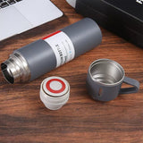 Travel Business Stainless Steel Tea Cup Gift Set Double Layer Vacuum Water Cup