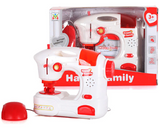 Happy Family Sewing Machine Playing Electronic Light Up Plastic Toy