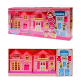 doll house baby pink colour kids toy house boy and girls