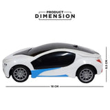 Rechargeable Remote Control High Speed 3D Famous Car With Lights And Left Right Turn Option