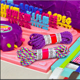 Colorful 3 in 1 Looms Band Beauty Set toy For Kids