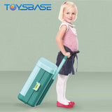 4in1 Mobile Store Table Pretend Play Suitcase Trolley Case Stall Supermarket Grocery Cashier Set Toy