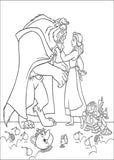 Beauty & the Beast Coloring Book For Coloring & Painting For Kids