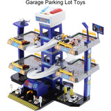 City Shuttle Fire Parking Playset Stand For kids