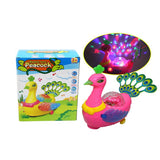 Electric Peacock Light And Music Toy For Kids