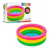 Intex Sunset Glow 3 Ring Baby Pool (2 ft x 8.5 inches)