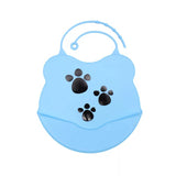 Silicone Water Proof Bib with Food Dropping Tray