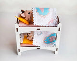 dollhouse bed | Dollhouse furniture | Kids' Birthday Gifts, Holiday Gift Ideas, Personalized Gifts, Educational Toys