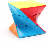 Rubik's Cube Twisty 3x3 Sticker less Speedy Puzzle cube fast speed magic cube - Classic Brain Teaser Toy