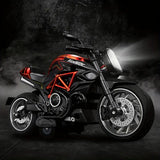 1:12 Alloy Series Classic Racing Pull Back Sports Bike With Flashing Lights And Sounds