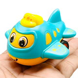 2Pcs Happy Face Cute Mini Airplane Push Toy For Kids