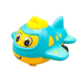 2Pcs Happy Face Cute Mini Airplane Push Toy For Kids