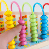 Traditional 10 Bead Abacus Wooden Learning Toy For Kids