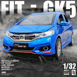 1:32 Premium Honda Fit GK-5 Die-Cast Model Alloy Car Toy