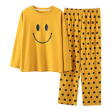 Smiley Face Printed Night Suit Loungewear