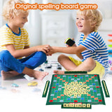 Scrabble Board Game Original Letter Matching For Kids Adults Families Education Spelling Alphabet Language Toys