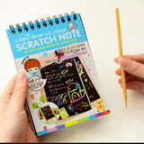 Magic Colorful Scratch Doodle Art Book