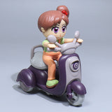 Cartoon Mini Interia Function Funny Motorbike Toy With 360 Degree Rotation Turn Up Function
