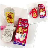 Mini Foldable Mobile Phone Toy Phone With Blinking Light & Music For Kids ( Boys & Girls )