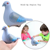 Charming Glowing Jumping Wind-Up Mini Pegion Toy For Toddler Fun And Development