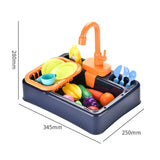 Pretend Kitchen Children’s Simulation Electric Dishwasher Toy