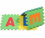 Puzzle Foam Mat For Kids, Interlocking Learning Alphabet Flooring Mat For Children