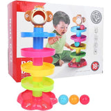 Baby Roll Ball Stacking Tower Ramp Puzzle for Kids