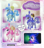 Princess unicorn doll toy music and lightning