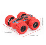 Friction Powered Car Toys, Double-sided Stunt Flip