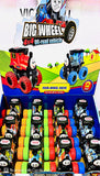 Big wheels 4x4 off road vehicle cute train face stunt car