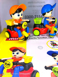 Cartoon trycyle fun bicycle mini car top material