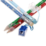 Jumbo Size Pencil 12 Pcs Set With Eraser And Sharpner For Kids
