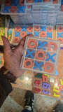 Wooden Tic Tac Toe Board Game For Kids. (random Colors)