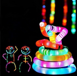 Pop Up Pipe Light Changing Toy For Kids – 3 Different Lighting Modes (random Color)