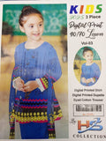 Kids Collection Vol 3 Digital Printed Unstitched Lawn 3 Piece