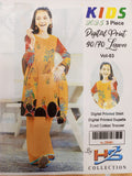 Kids Collection Vol 3 Digital Printed Unstitched Lawn 3 Piece