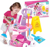 BABY CLEANING CAR TOY FOR KIDS PLAYING HOME CLEANING