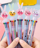 10 In 1 Color Ballpoint for kids