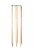 Set of 3 cricket wooden wickets stumps for hard ball