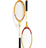 Pair of wooden Badminton rackets