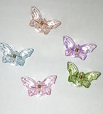 Beautiful butterfly hair claw pack of 5
