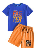 Kids mania become a faster be fast to win polyester set