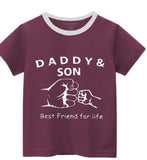 Kids mania-Daddy & son best friend for life soft cotton t-shirt