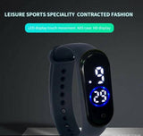 LED display touch screen digital sports watch