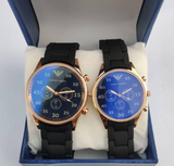 Couple casual watch