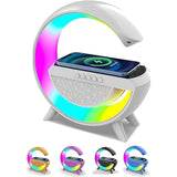 BT-2301 Wireless Phone Charger Bluetooth  RGB Lighting  Clock, FM Radio