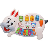 Musical Rabbit Piano Toy with Keyboard for Kids